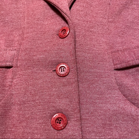 Vintage Maroon Blazer - Picture 2 of 7